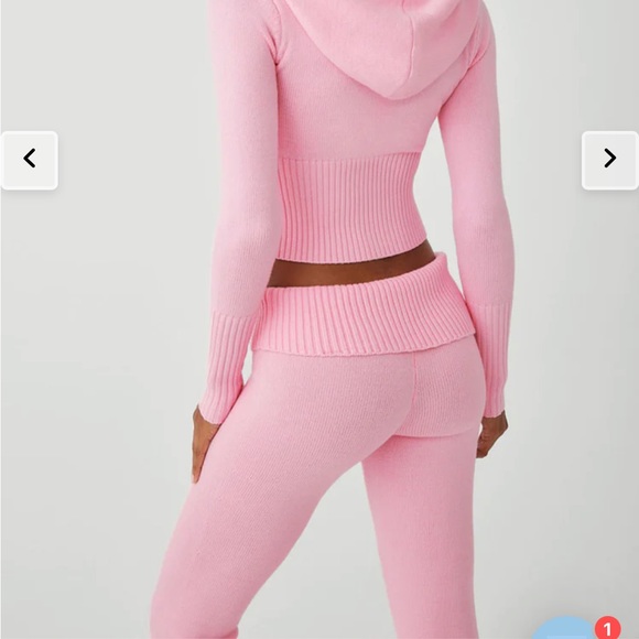 NWT! Frankies Bikinis Fleur Cloud Knit Low Rise Pant💖 - Picture 4 of 5